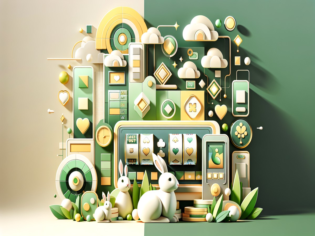 Visual of Jackpot Party Fortune Rabbit Slots for online gaming