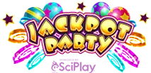Jackpot Party Logo showcasing thrilling slot gaming experience